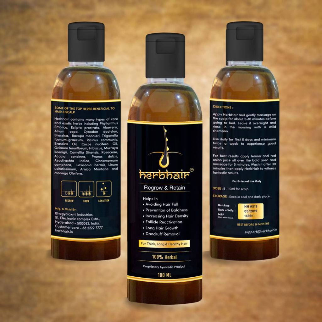 Herbal Hair Oil For Regrowth And Retain Of Hair Naturally Herbhair 0898